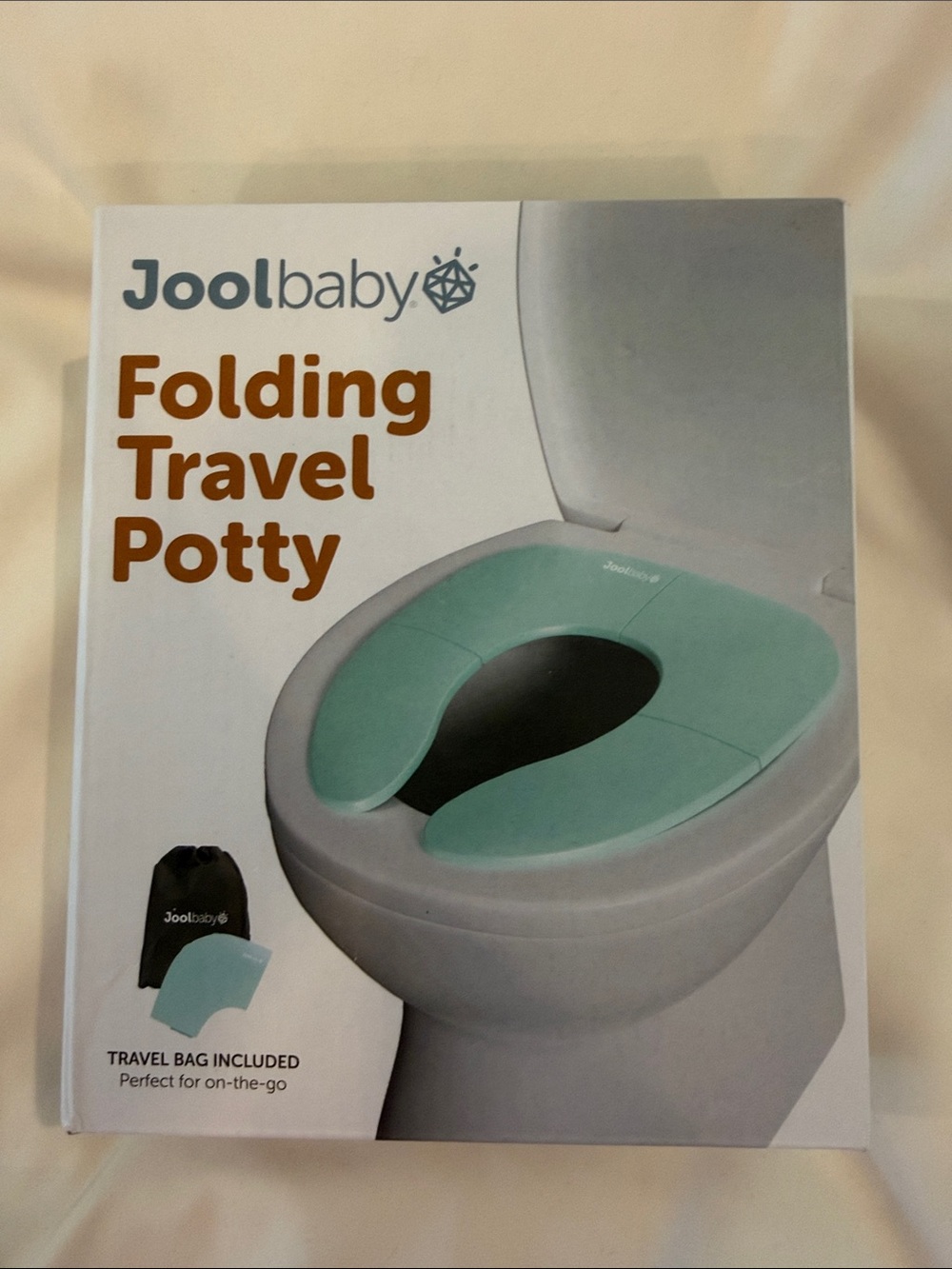NWT Folding Travel Potty Seat - Mint Green